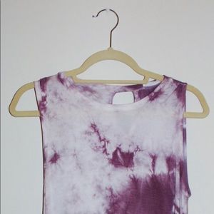 Purple Tie Dye Day Dress - Size 2